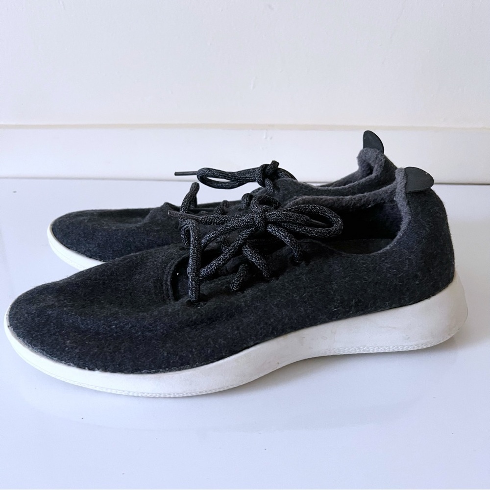 Allbirds Wool Runners Dark Charcoal Gray  Mens Sneaker Shoe Size 9